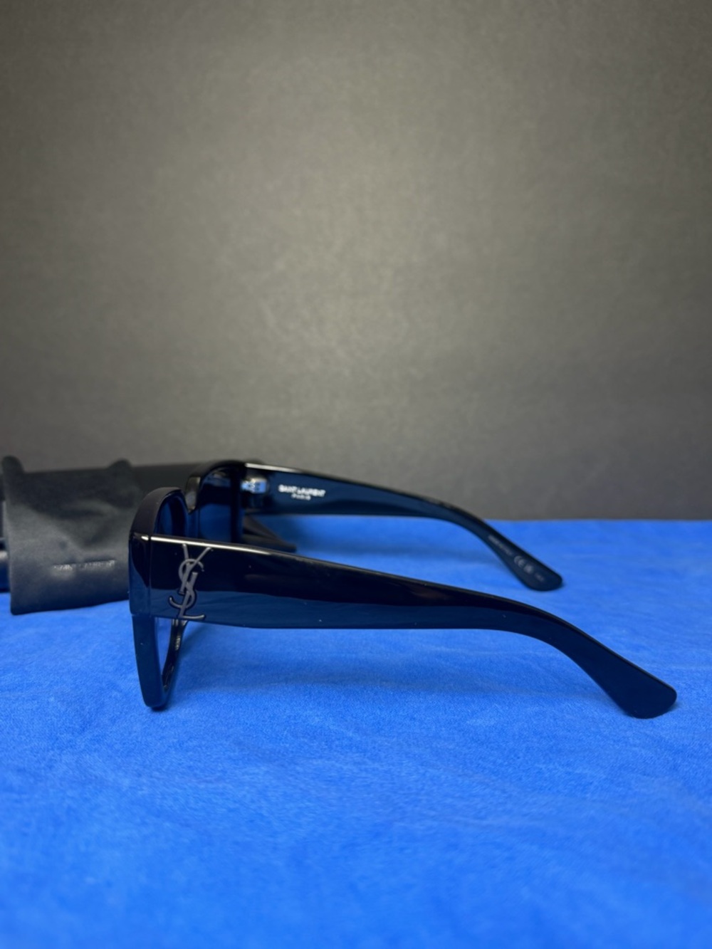 NEW Authentic SAINT LAURENT SL-M9 Square Sunglasses - Picture 5 of 7